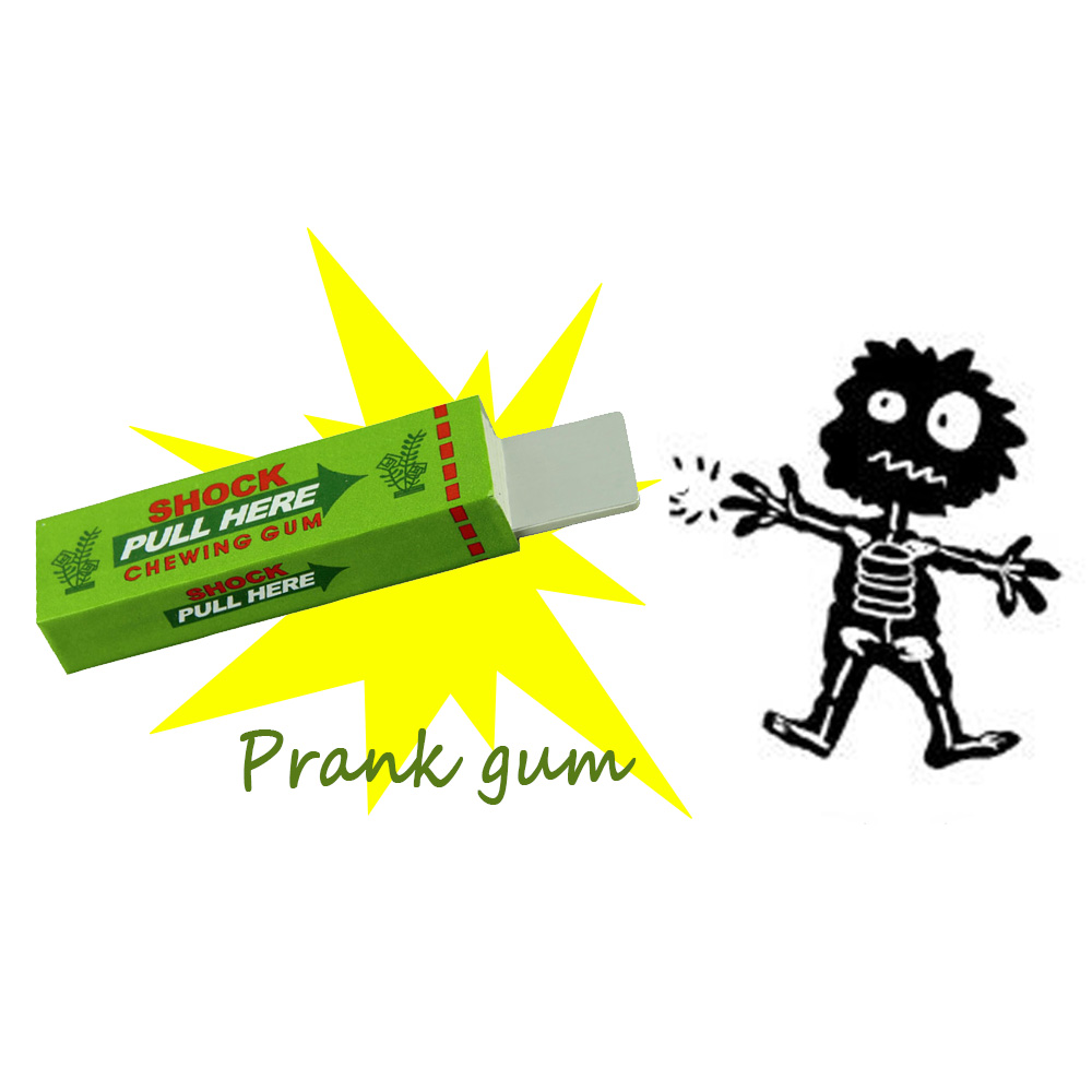 Shock Pen Prank Toy - Electric Shock Joke Chewing Gum Pull