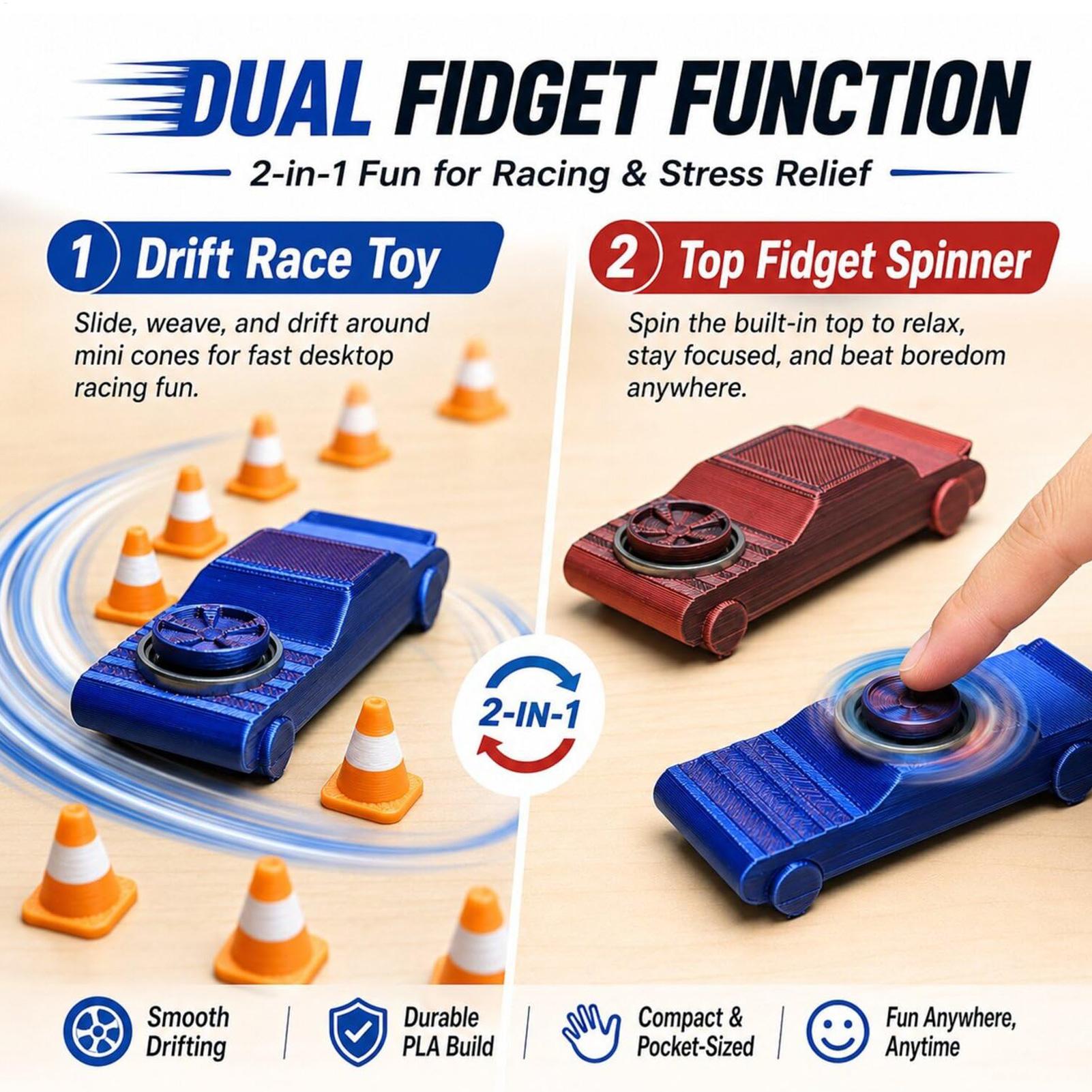Mini Pocket Drift Car Fidget T - Novelty Gifts 评论和价格