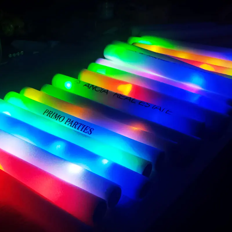 LED Glow Sticks Glow Foam Stic - Flashing Led Foam Sticks Party 评论和价格