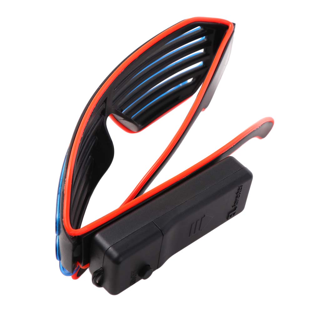Wireless LED Glowing Glasses C - Glow In The Dark Party Glasses 评论和价格