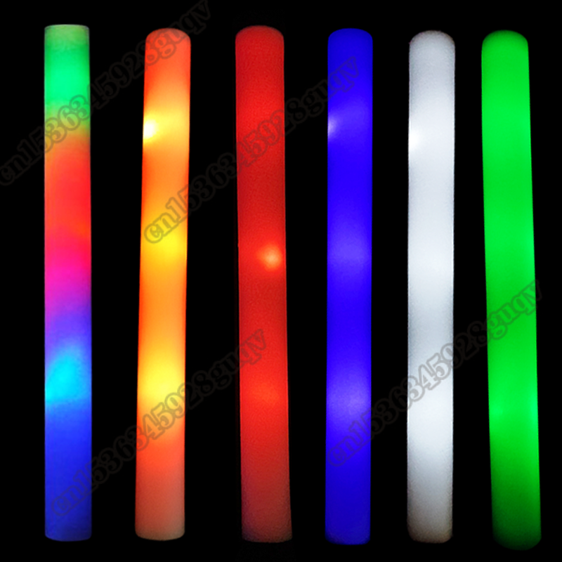 30/60pcs LED Glow Foam Stick F - Flashing Led Foam Sticks Party 评论和价格