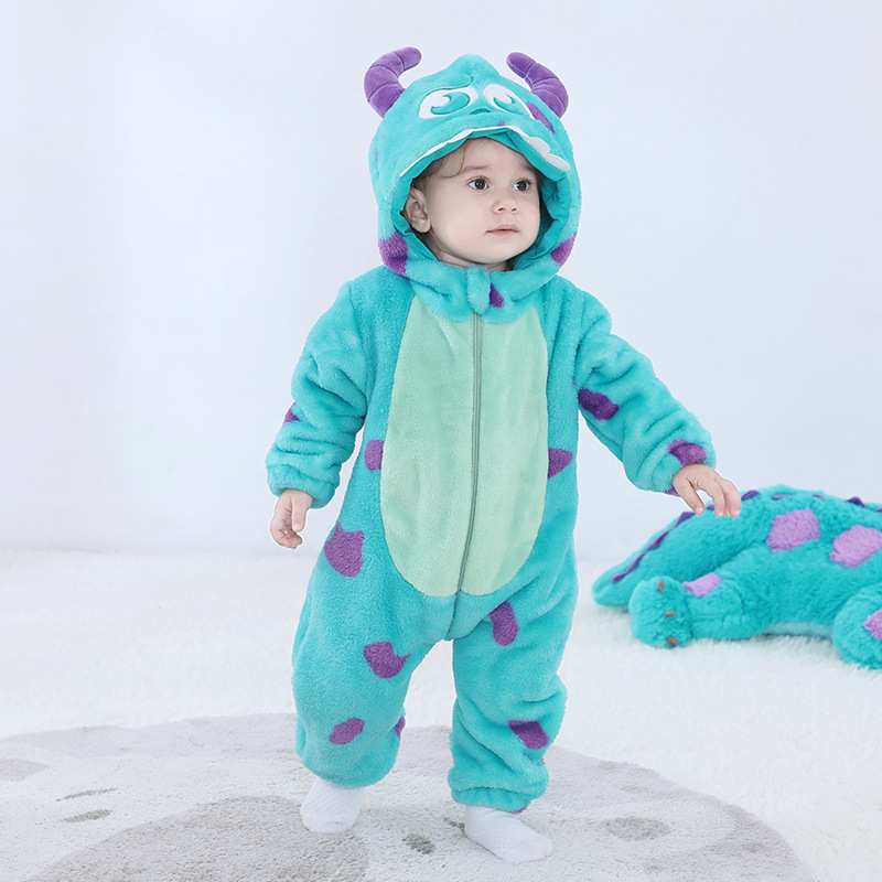 Baby Sully Romper Blue Warm On - Spiderman Jumpsuit Kids 评论和价格