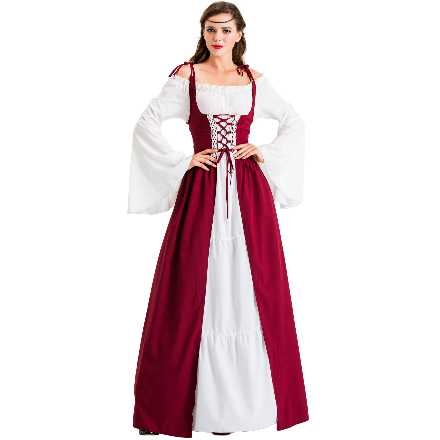 Lady Medieval Princess Dress R - Medieval Renaissance Dress Women 评论和价格