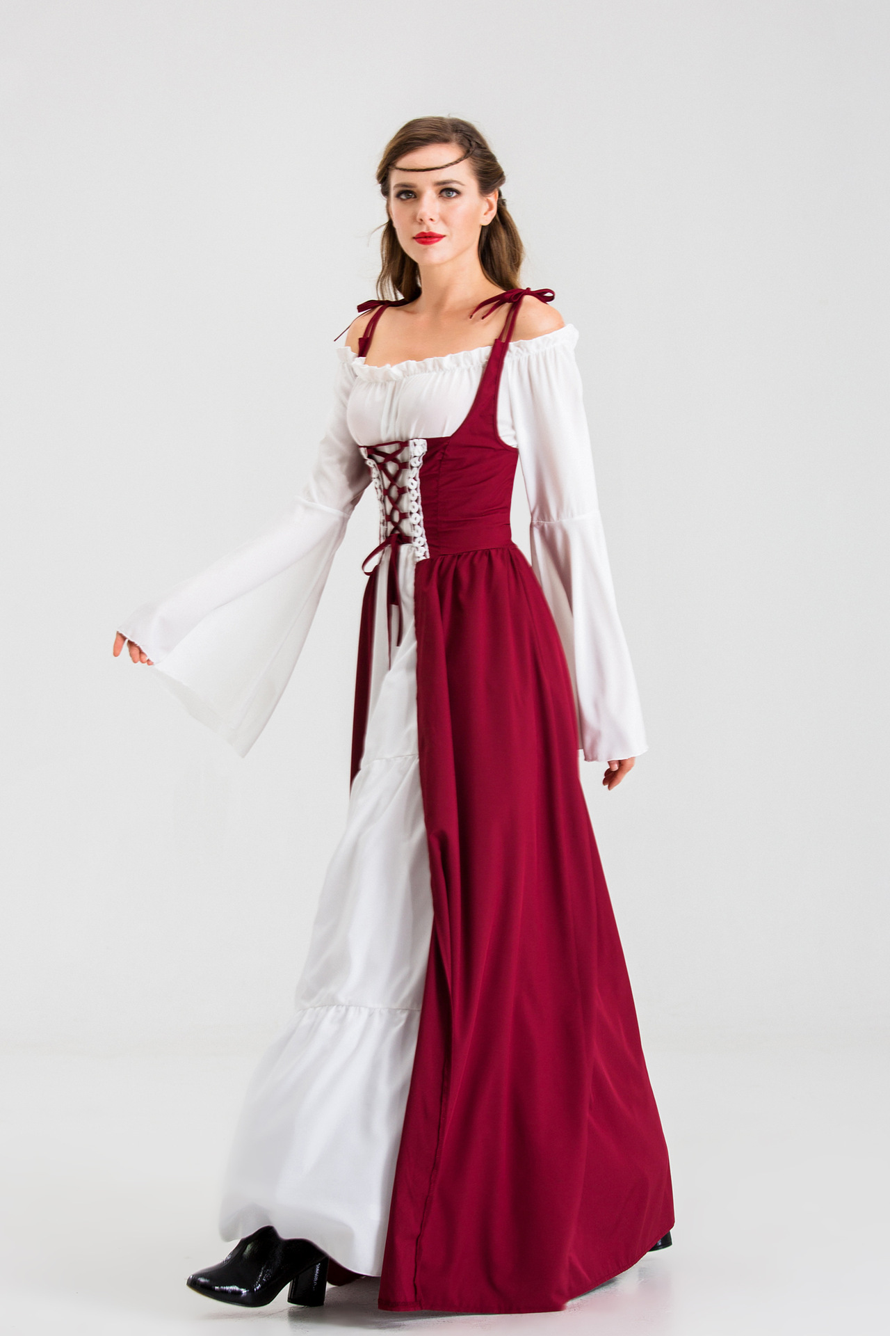 Lady Medieval Princess Dress R - Medieval Renaissance Dress Women 评论和价格