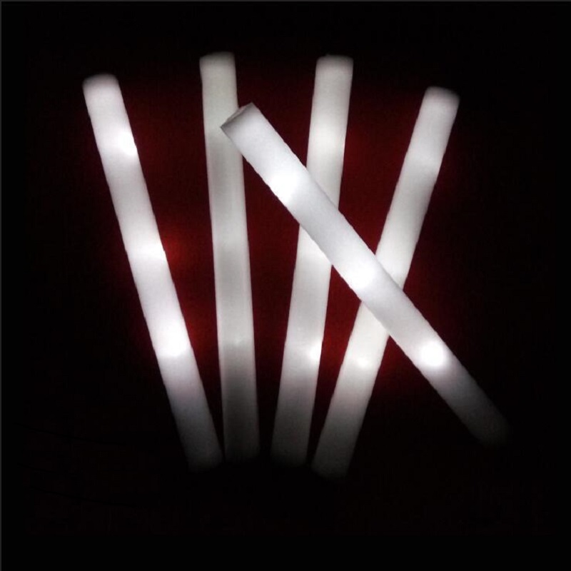 30/50 Pcs Led Foam Bar Glow In - Flashing Led Foam Sticks Party 评论和价格