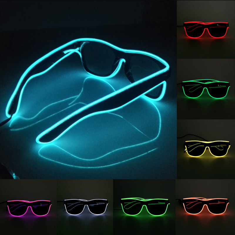 NEW Led Glasses Lights Rave Pa - Glow In The Dark Party Glasses 评论和价格