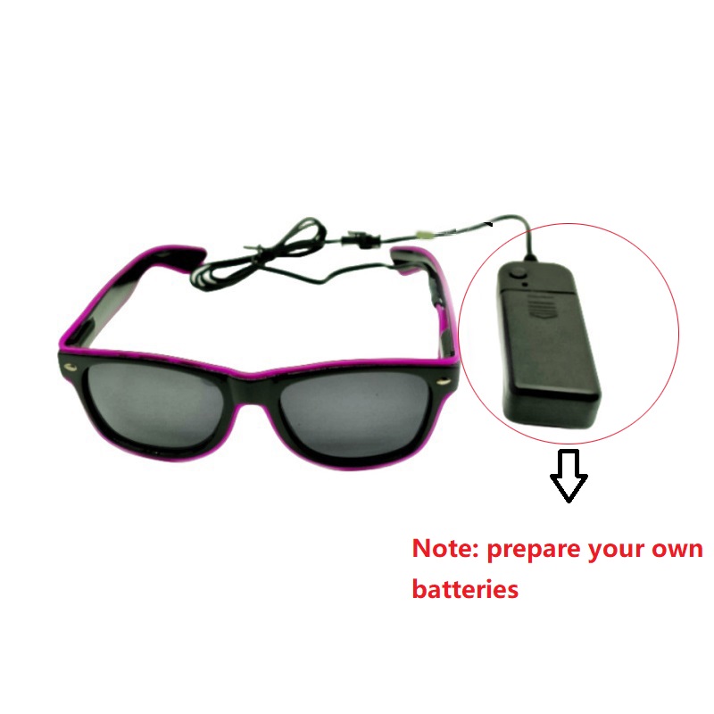 NEW Led Glasses Lights Rave Pa - Glow In The Dark Party Glasses 评论和价格