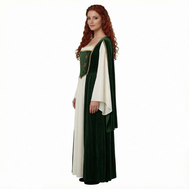 New Medieval Cosplay Costume R - Medieval Renaissance Dress Women 评论和价格