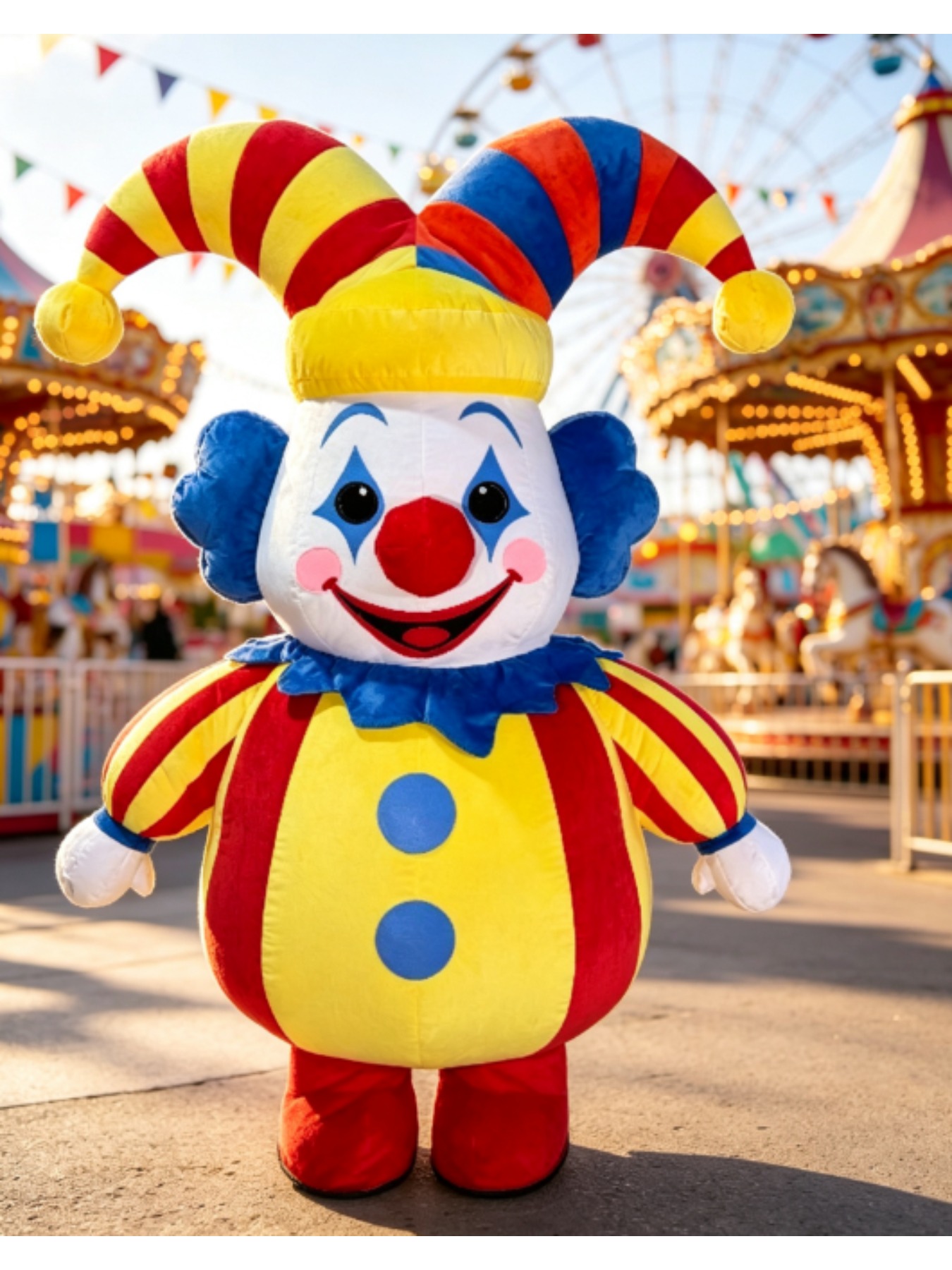 Inflatable Circus Clown Mascot - Costumes 评论和价格