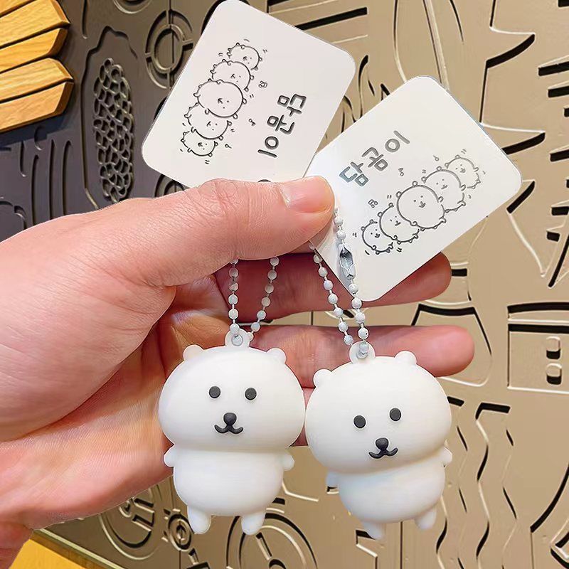 Korean Joke Bear Keychain Cute - Prank Toys 评论和价格