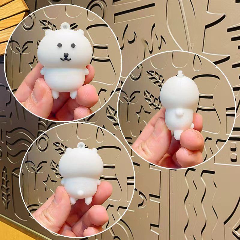 Korean Joke Bear Keychain Cute - Prank Toys 评论和价格