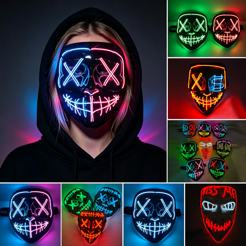 Professional Personalization L - Led Purge Mask Halloween 评论和价格