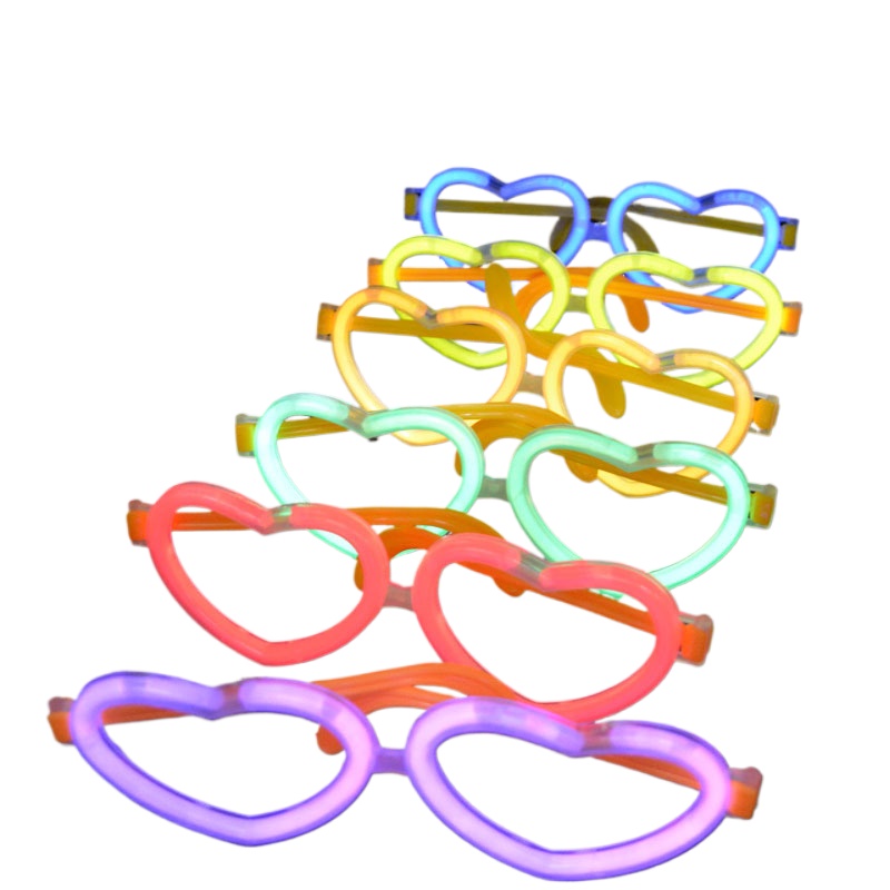 20 Sets Festive DIY Luminous H - Glow In The Dark Party Glasses 评论和价格