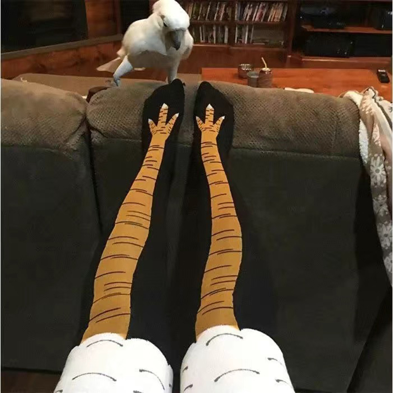 Women Chicken Paws Socks Anime - Funny Chicken Leg Socks 评论和价格