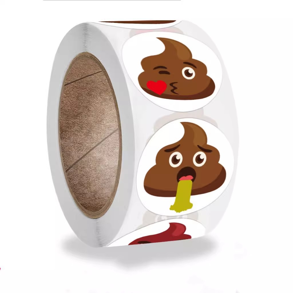 100-500pcs Funny Poop Cartoon  - Prank Toys 评论和价格