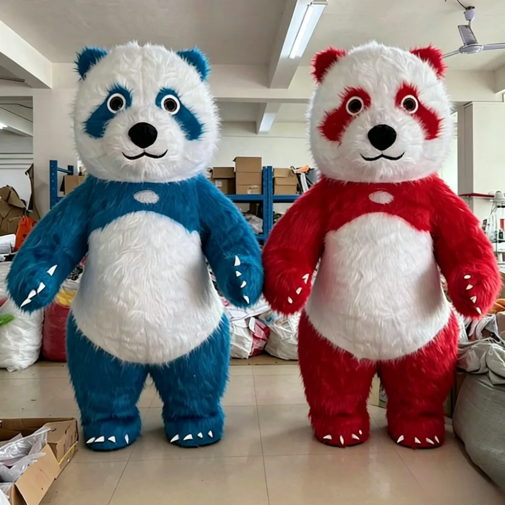 Colorful Giant Panda Inflatabl - Costumes 评论和价格