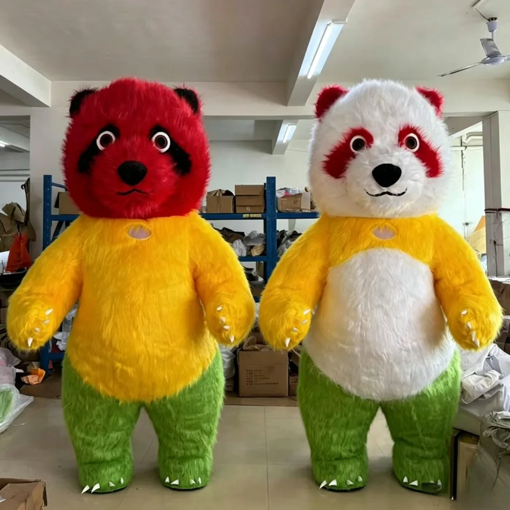Colorful Giant Panda Inflatabl - Costumes 评论和价格