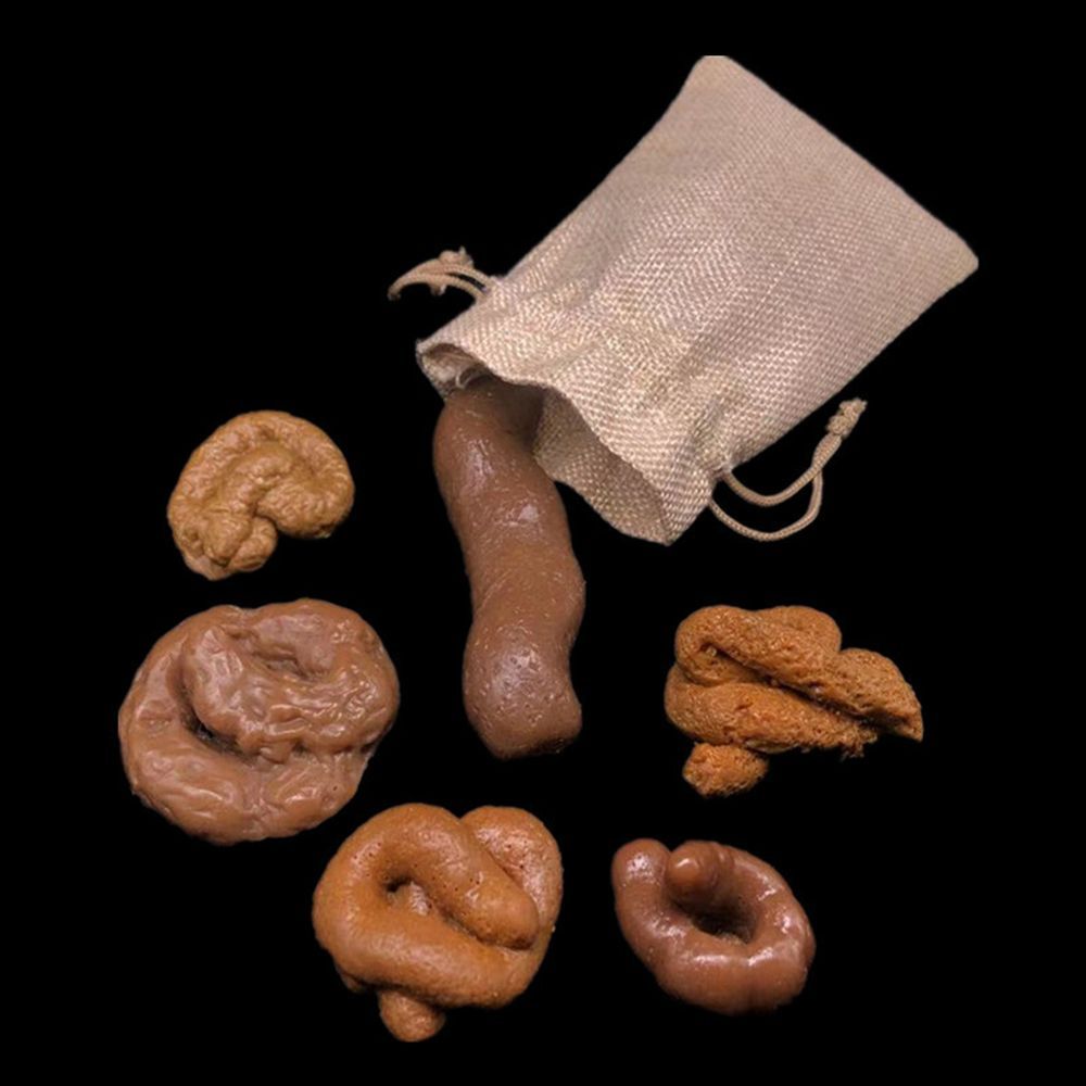 6Pcs Joke Tricky  Gadget Squis - Fake Poop Gag Gift 评论和价格