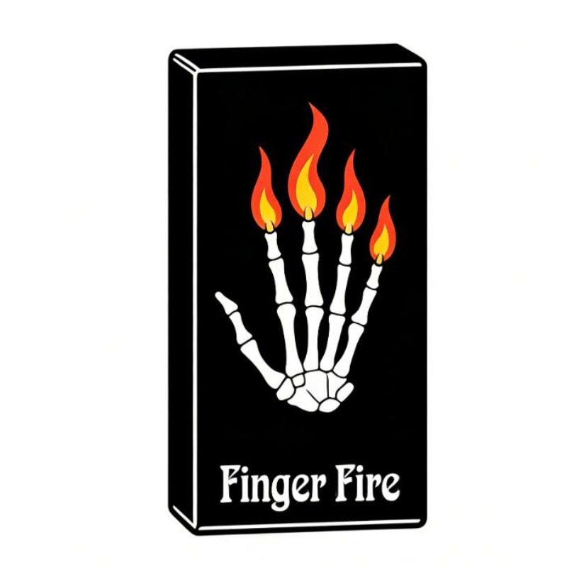 4Pcs/set Finger Fire Magic Tri - Thumb Tip Magic Trick Set 评论和价格