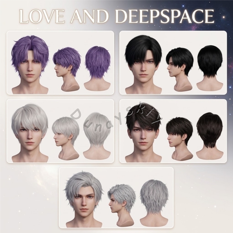 Love And Deepspace Cos Wig ​​X - Anime Cosplay Wig Heat Resistant 评论和价格